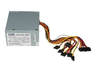 iBOX CUBE II - Strømforsyning (intern) - ATX12V 2.2 - AC 230 V - 400 watt - PFC