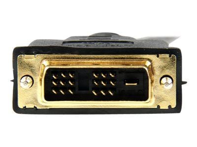 Startech 0.5m HDMI to DVID Cable M/M - Adapterkabel - DVI-D hann til HDMI hann - 50 cm - dobbeltisolert - svart