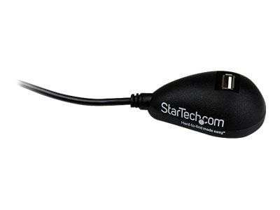 StarTech 5ft Desktop USB Extension Cable - A Male to A Female - 5 ft USB A to A Extension Cable - 5ft USB 2.0 Extension cord (USBEXTAA5DSK) - USB-f...