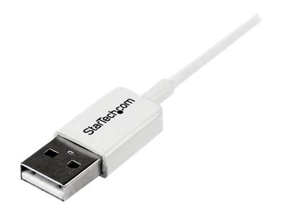 StarTech 0.5m White Micro USB Cable Cord - A to Micro B - Micro USB Charging Data Cable - USB 2.0 - 1x USB A Male, 1x USB Micro B Male (USBPAUB50CM...