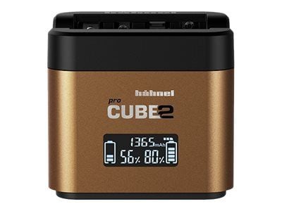 Hähnel PROCUBE2 - Batterilader - (for 4xAA, 4xAAA) + bilstrømadapter - 2.4 A