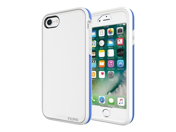 Incipio PERFORMANCE MAX - Beskyttelsesboks for mobiltelefon - robust - hvit, blå