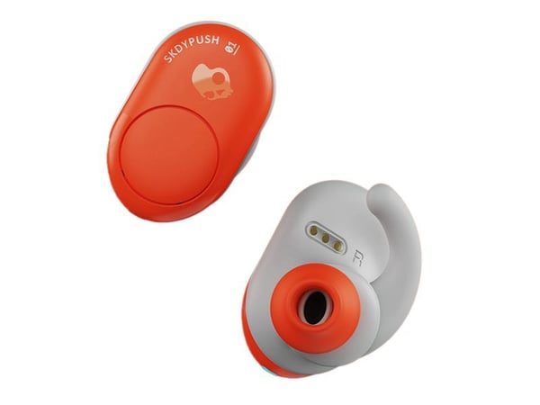 Skullcandy Push - True wireless-hodetelefoner med mikrofon - i øret - Bluetooth - blå, indigo