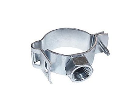 50 mm Rørbærer med 1/2" muffe sort PEH Geberit