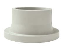 KAN-therm hylsa med krage PP med platt packning 63 mm (04109360)