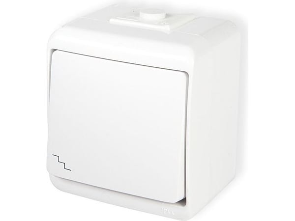 Karlik WHE-3, Trykknapkontakt, IP54, 250 V, 10 A