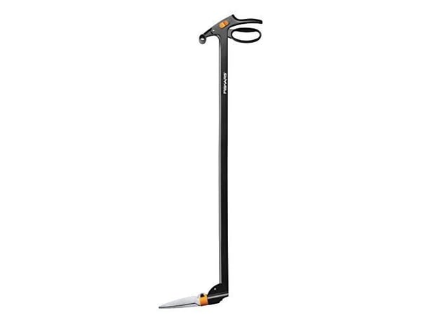 Fiskars 1000590, Pystyterät, Pitkä kahva, Suora terä, Musta, 1012 mm