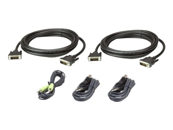 ATEN - Tastatur / video / musekabelsett (KVM) - TAA-samsvar - for ATEN CS1144D4C