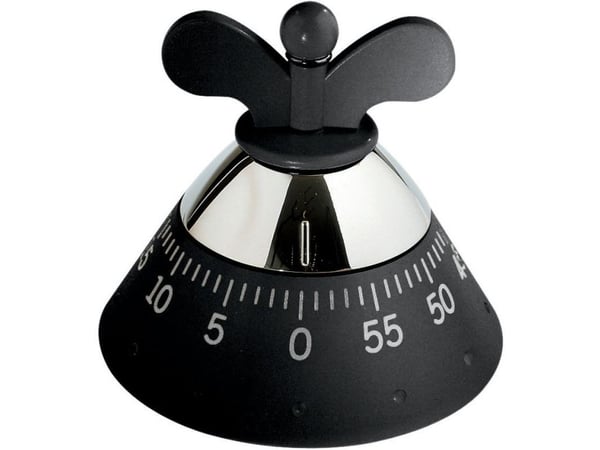 ALESSI - Kökstimer - svart