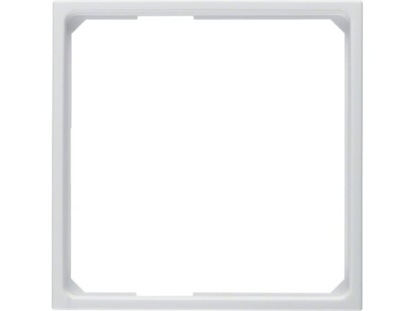 Berker 11099089, Valkoinen, Ruuviton, Berker, Kiiltävä, 50 x 50 mm, 10 kpl