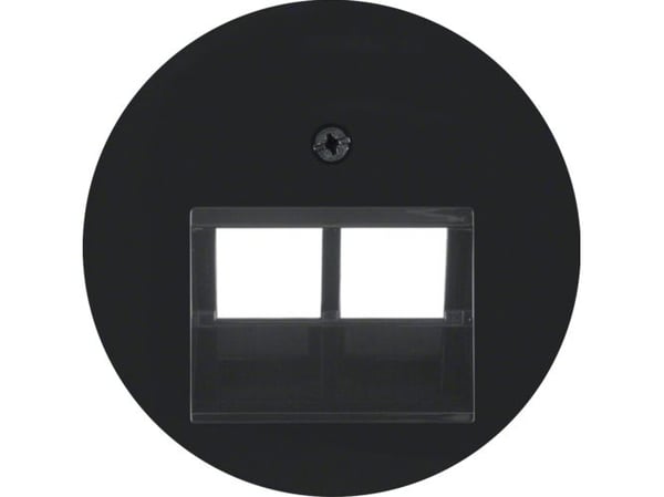 Berker 14092045, Svart, Termoplast, Vanlig, Berker, Glansigt, IP20