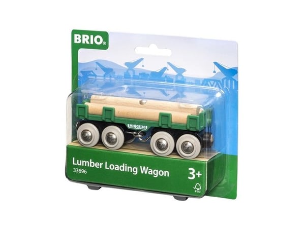 BRIO Tømmervogn m/tømmer