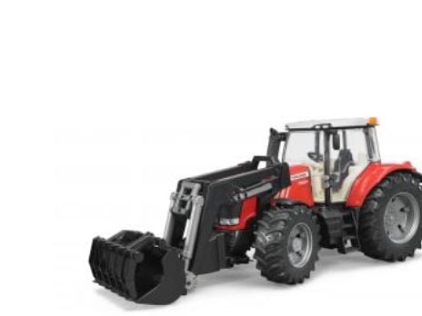 Bruder Massey Ferguson 7624 traktor med frontlastare leksak