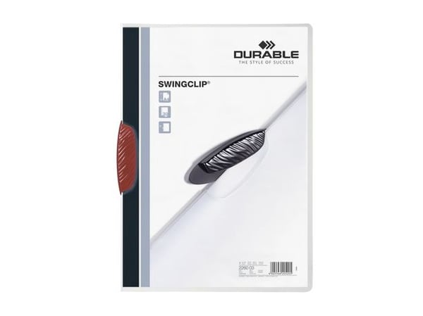Durable Duraswing Job, Musta, Polypropeeni (PP), Matta, 30 arkkia, A4