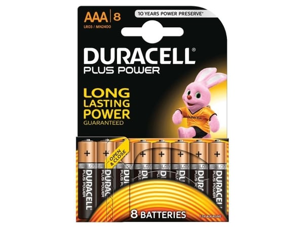 Duracell - Batteri 8 x AAA - Alkalisk - 1150 mAh