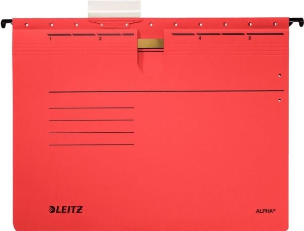 Leitz ALPHA - Hengeperm - for A4 (210 x 297 mm) - rød
