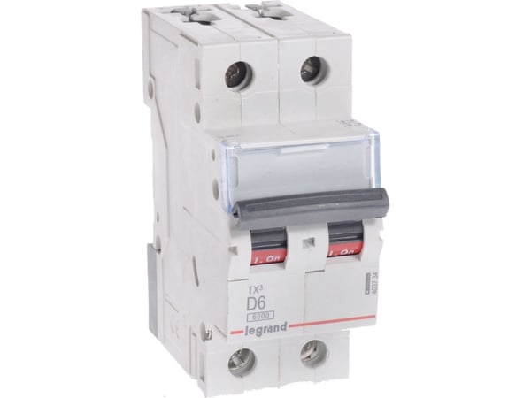 Legrand TX3, Dvärgbrytare, Typ D, IP20, 240 - 415 V