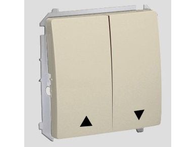 Kosketin Simon BMZ1.01/12, Beige, IP20, IP44, 250 V, 10 A, 75 mm, 41 mm, 75 mm, 41 mm