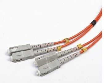 Gembird CFO-SCSC-OM2-1M - Nettverkskabel - SC flermodus (hann) til SC flermodus (hann) - 1 m - 1 m - fiberoptisk - 50 / 125 mikroner - OM2