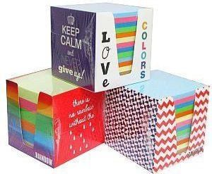 Interdruk Paper cube intensive color in a cardboard box - WIKR-995413