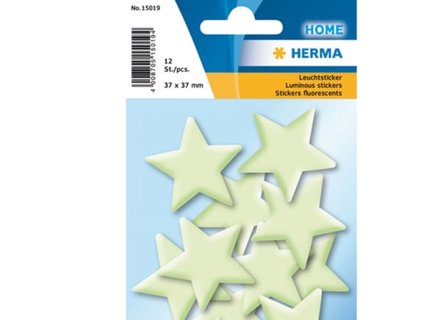 HERMA Hehkuva tarra Tähdet Mini