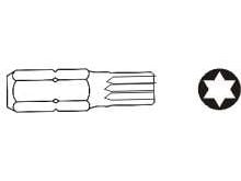 Jonnesway TORX-bitti T45x30mm 6-kulma 10mm (D130T45)