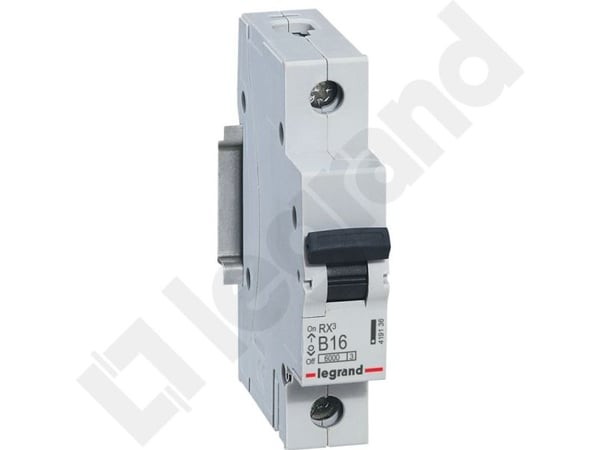 Legrand RX3, Miniatyr-automatsikring, Type B, IP20, 210 - 250 V