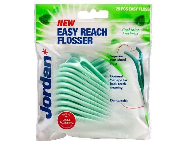 JORDAN_Easy Reach Flosser floss tannpirker og tungerenser 25 stk