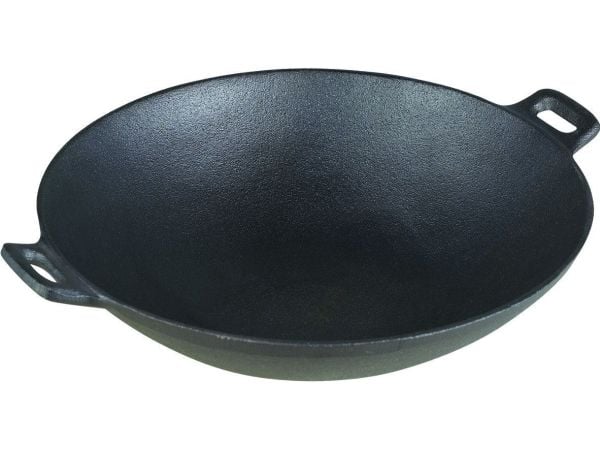 Wokpanne KingHoff i støpejern 31 cm