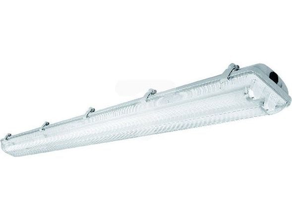 GTV Hermetisk armatur HELIOS-LED 258 BIS 2x58W T8 G13 AC 220-240V 50/60Hz IP65 ABS/PS enhet strømforsyning grå (LD-HEL258B-30)