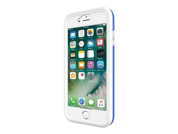 Incipio PERFORMANCE MAX - Beskyttelsesboks for mobiltelefon - robust - hvit, blå