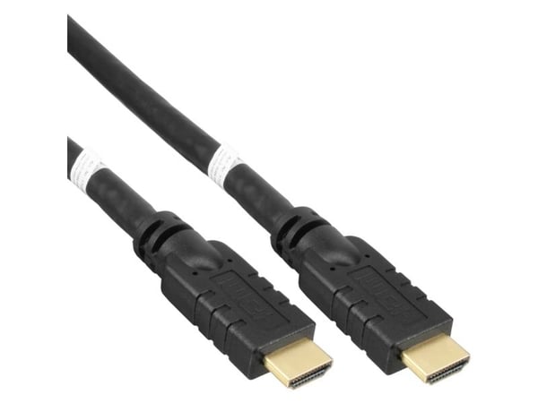 InLine 17040P, 40 m, HDMI-tyyppi A (vakio), HDMI-tyyppi A (vakio), 4096 x 2160 pikseliä, 3D, Musta