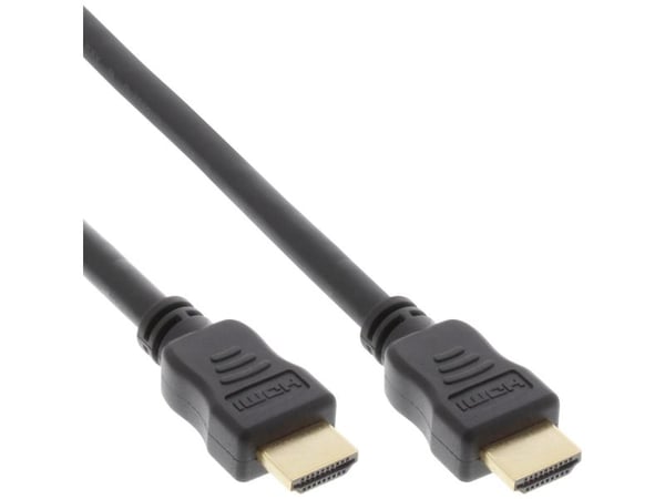 InLine 17507P, 7,5 m, HDMI-tyyppi A (vakio), HDMI-tyyppi A (vakio), 3D, Äänen paluukanava (ARC), Musta