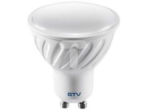 GTV LED-pære SMD 2835 GU10 6W nøytral hvit 220–240V 120° 440 lm 52 mA (LD-PC6010-40)