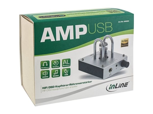 InLine 99206I, 110 dB, 32-bit/384kHz, 3.5mm, USB, 81 mm, 110 mm