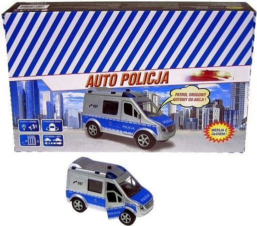 Hipo Auto Polisbil 11 cm med ljud (HKG088)