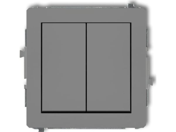 Karlik 27DWP-2, Tasokosketin, Harmaa, IP20, IP44, 250 V, 10 A