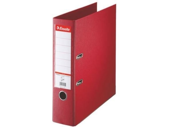 Mekanisk arkivperm Esselte No.1 Vivida Plus spak A4 80 mm rød (10K190B)