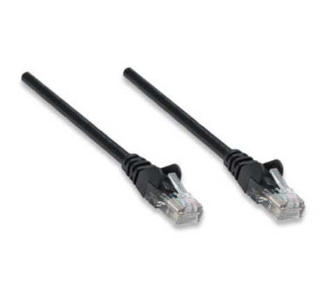 Intellinet Cat5e UTP 10.0m 5 Pack, 10 m, Cat5e, U/UTP (UTP), RJ-45, RJ-45, Svart