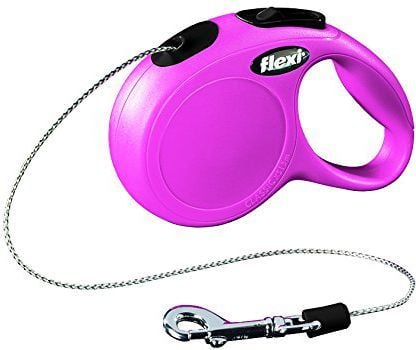 Flexi Flexi New Classic Automaattinen kissahihna XS 3 m johto - vaaleanpunainen