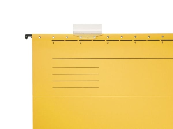 Leitz ALPHA - Hengefil - for A4 (210 x 297 mm) - gul