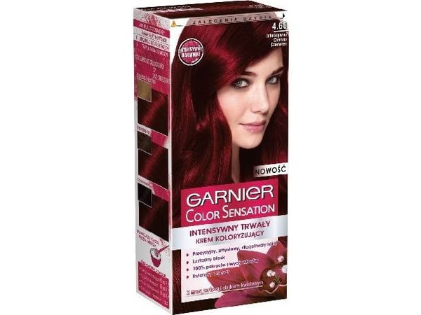 Garnier Color Sensation Creme color 4.60 Red Brown- Intensiivinen tummanpunainen väri