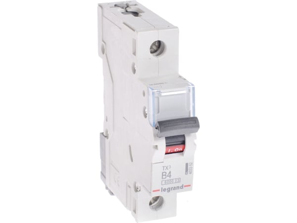 Legrand TX3, Dvärgbrytare, Typ B, IP20, 240 - 415 V