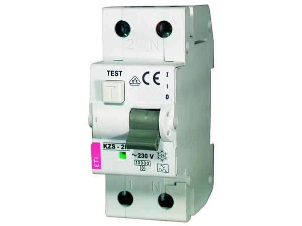 Jordfels-/protektionbrytare KZS-2M 2P 16A C 0,03A typ AC 002173124