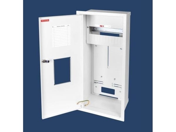 KARWASZ Recessed switchgear with a lock 3F white RW-3 Z/O