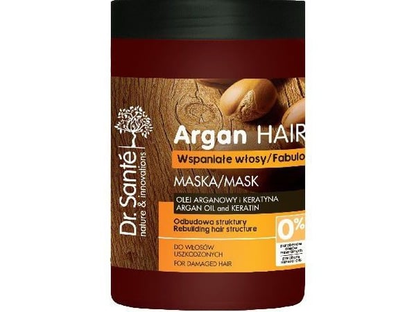 Dr. Sante Argan Hair Restorative Mask vaurioituneille hiuksille 1000 ml