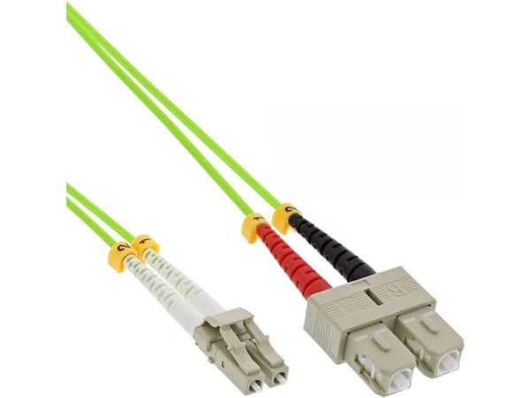 InLine 88655Q, 15 m, OM5, 2x LC, 2x SC