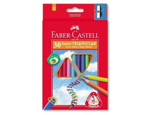 Faber-Castell Jumbo, Rød, Multi, 30 stykker