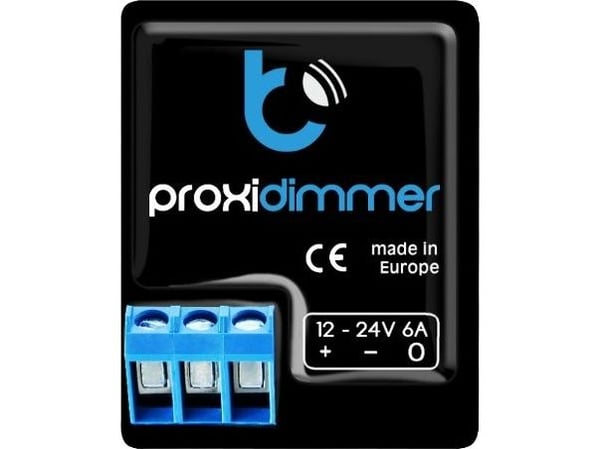 blebox proxiDimmer, Dimmer og bryter, Monterbar, Berøringskontroll, Svart, Polyurethan, IP20