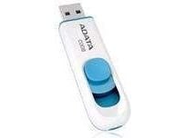 ADATA Classic Series C008 - USB flash-enhet - 64 GB - USB 2.0 - vit, blå